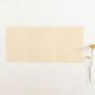 Preview: Pocketfold-Karte B6 Tripple Premium-Karton "Creme" Basic Line