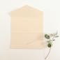 Preview: Pocketfold-Karte DIN Lang Premium-Karton "Creme" Basic Line