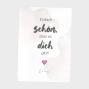 Preview: Spruchposter "Schön, dass es dich gibt" | Geschenkidee | Personalisiert  | individuelles Bild | Wanddeko