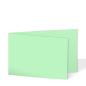 Doppelkarte - Faltkarte 240g/m² DIN A6 quer in pastell grün