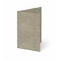 Trippelkarte - Leporello 250g/m² DIN B6 3-Fach in recycling silphie
