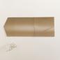 Preview: Pocketfold-Karte Quadrat (15x15) Basic-Karton "Perlmutt Antik Gold" Exklusiv Line