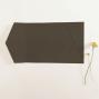 Preview: Pocketfold-Karte B6 seitlich Struktur-Karton "Struktur Espresso" Basic Line
