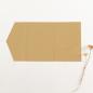 Preview: Pocketfold-Karte B6 Recycling "Kraft Sand" Exklusiv Line