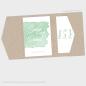 Preview: Einlegekarte "Watercolor-Brush | Pistazie" 15x6