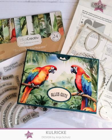 LaCreativ - Designpapier "Tropische Inselträume" Paper Pack 6x6" - 24 Bogen