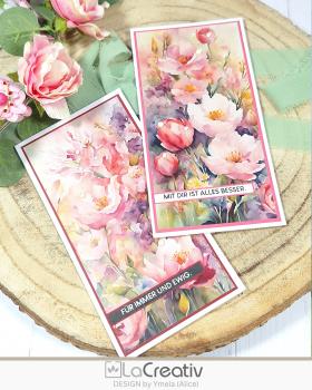 LaCreativ - Designpapier "Frühlingsgruß zum Muttertag" Paper Pack 6x6" - 24 Bogen