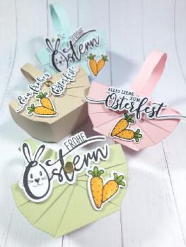 Bundle Kulricke Stempel "Osterwünsche" & Stanze "Osterwünsche"