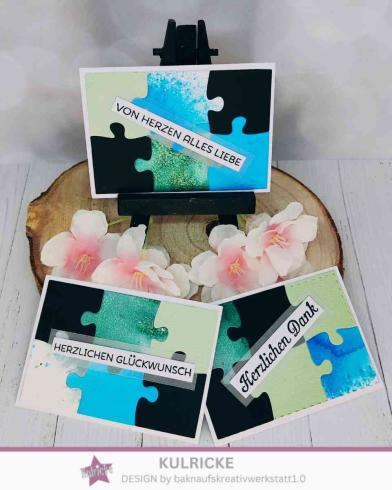 Preview: Kulricke Stanzschablone "ATC Puzzel" Craft Die 