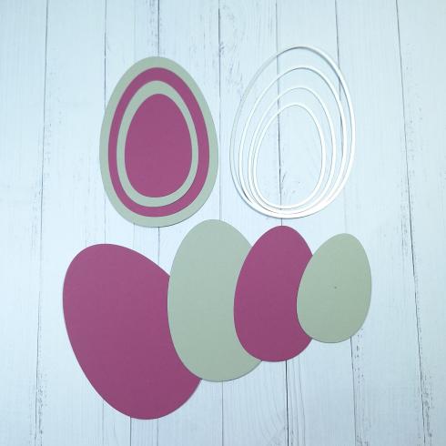 Preview: Kulricke Stanzschablone "Eier XL" Craft Die 