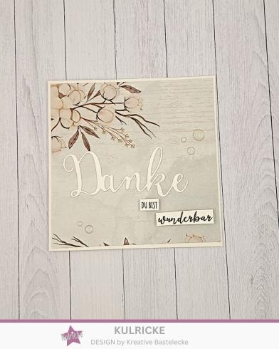 Preview: Kulricke Stanzschablone "Danke XL" Craft Die | Stanze