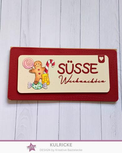 Preview: Kulricke Stempelset "Lebkuchenhaus" 10x10cm Clear Stamp 