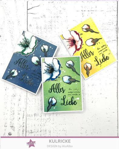 Preview: Kulricke Stanzschablone "ATC mit Aufleger gestiched" Craft Die