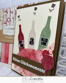 Preview: Kulricke Stanzschablone "Prost & Alles Gute" Craft Die 