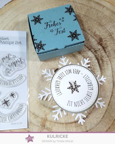 Preview: Kulricke Stempel "Weihnachtskugeln" Clear Stamp