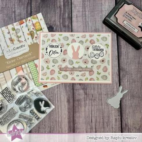 Preview: Kulricke Stempel & Stanze Set "Osterlichter klein"