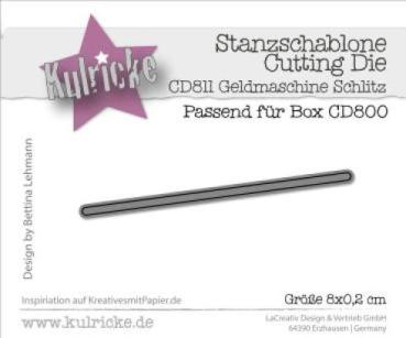 Preview: SET Kulricke Stanzschablonen "Taschentuch Verpackung" inklusive Schlitz und Stempel