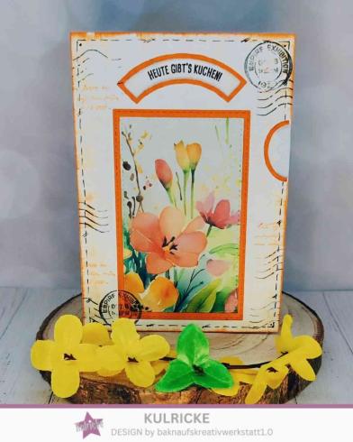 Preview: Kulricke Stanzschablone "Drehkarte inkl. Schablone" Craft Die 