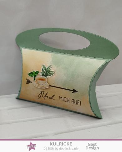 Preview: Kulricke Stempelset "Reiß mich auf" 10x10cm Clear Stamp 