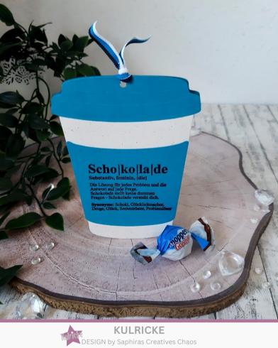Preview: Kulricke Stanzschablone "Kaffe to Go Aufleger" Craft Die
