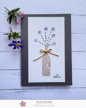 Preview: Kulricke Stempel "Prost & Alles Gute" 10x10cm Clear Stamp