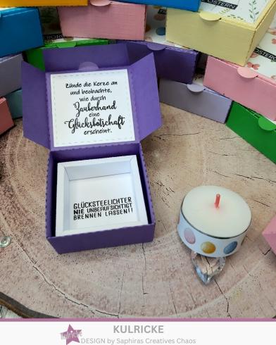 Preview: Kulricke SET "Glückslichter groß" Stempel & Stanze