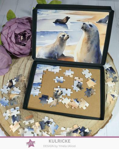 Preview: Kulricke Stanzschablone "Puzzel Aufleger" Craft Die 