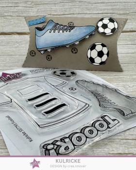 Preview: Kulricke Stempel "Fussball" 10x10cm Clear Stamp