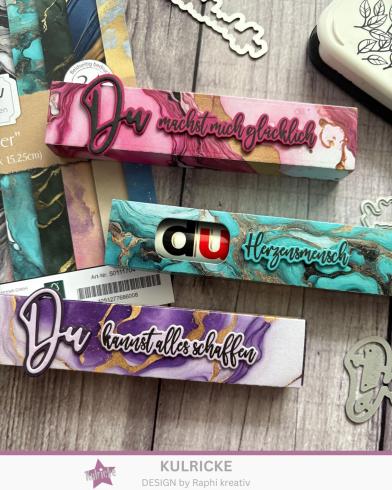 Preview: Kulricke Stanzschablone "DU bist Wundervoll" Craft Die 