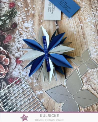 Preview: Kulricke Designpapier - "Weihnachten Hochkant A7" Label Papier A7
