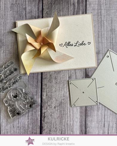 Preview: Kulricke Stanzschablone "Windrad-Duo" Craft Die 