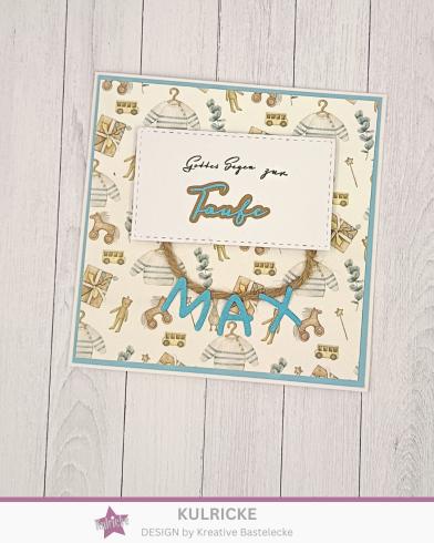 Preview: Kulricke Stanzschablone "Taufe" Craft Die