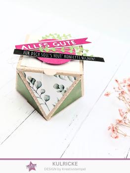 Preview: Kulricke Stanzschablone "Geometric Faltschachtel" Craft Die