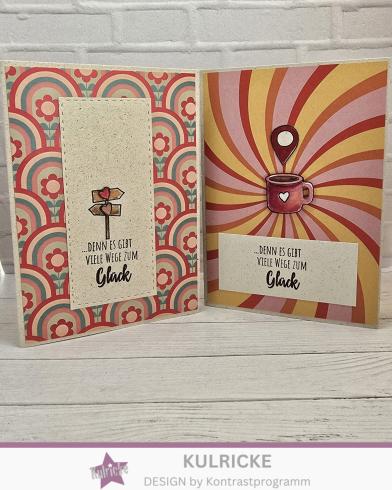 LaCreativ - Designpapier "Bunte Hippiewelt" Paper Pack 6x6" - 24 Bogen