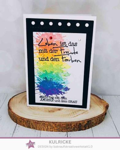 Kulricke Stanzschablone "Aufleger A6 Notizzettel / Album" Craft Die | Stanze