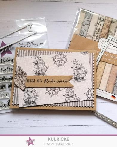 LaCreativ - Designpapier "Seemanns Nostalgie" Paper Pack 6x6" - 24 Bogen