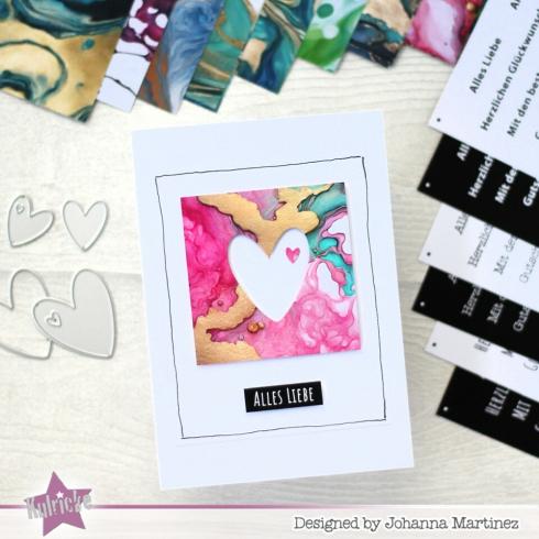LaCreativ - Designpapier "Bunter Tintenzauber" Paper Pack 6x6" - 24 Bogen