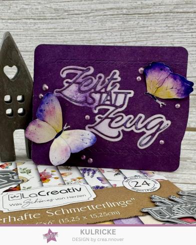 LaCreativ - Designpapier "Zauberhafte Schmetterlinge" Paper Pack 6x6" - 24 Bogen