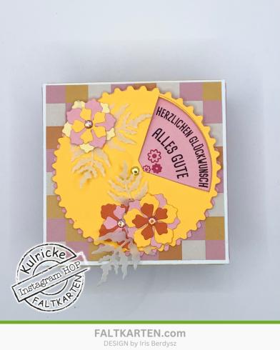 Kulricke Stanzschablone "Drehkarte inkl. Schablone" Craft Die 