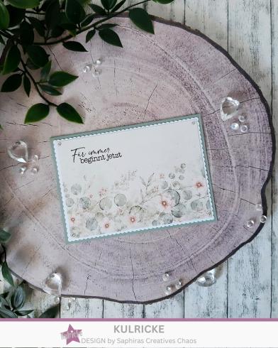 LaCreativ - Designpapier "Rosen und Eukalytus" Paper Pack 6x6" - 24 Bogen