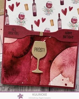 LaCreativ - Designpapier "Weinliebe" Paper Pack 6x6" - 24 Bogen