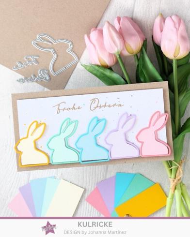 Kulricke Stanzschablone "Hasen Rahmen" Craft Die 