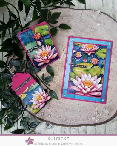 LaCreativ - Designpapier "Seerosenzauber" Paper Pack 6x6" - 24 Bogen