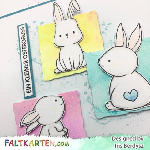 Kulricke Stempelset "Oster Label" +  Stanzschablone "Text Label"