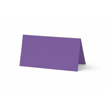 Tischkarte - Platzkarte 9 x 5 cm 240g/m² in violett