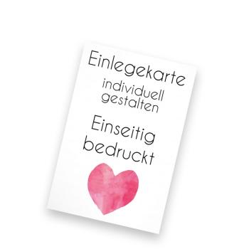 Preview: Einlegekarte blanko 10x15cm (eigenes Design)