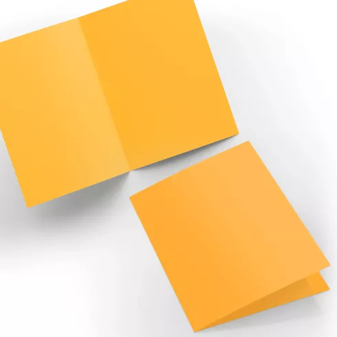 Doppelkarte - Faltkarte 240g/m² DIN A6 in altgold