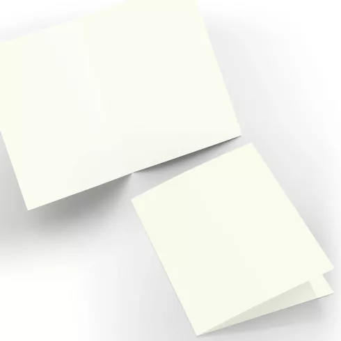 Doppelkarte - Faltkarte 240g/m² DIN A6 in elfenbein
