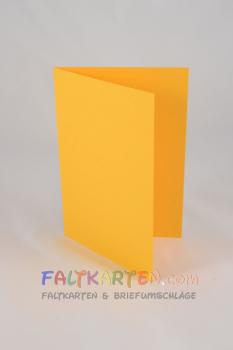 Doppelkarte - Faltkarte 240g/m² DIN B6 in altgold