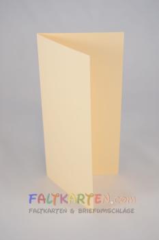 Faltkarte DIN Lang 240g/m² in creme